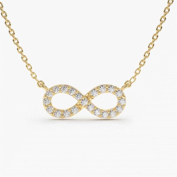 Audrey\'s Modern Diamond Necklace